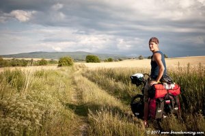 Crossing the fields