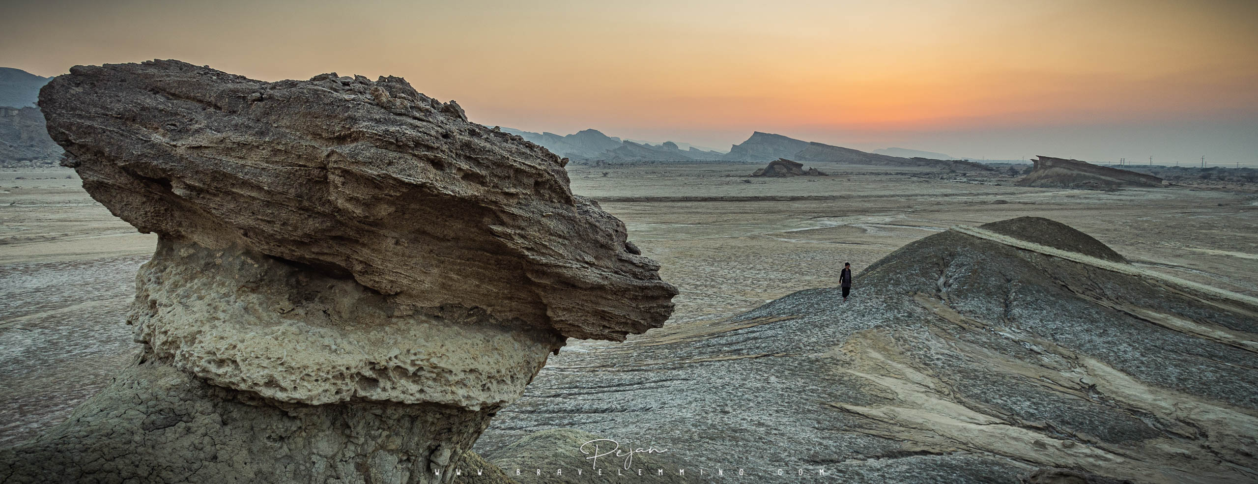 Impressionnante géologie de l'île de Qeshm, Iran