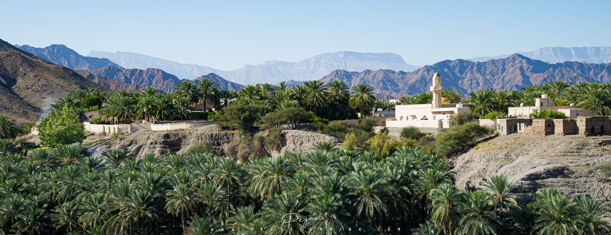 Oasis de Wadi Hawquain, Sultanat d'Oman