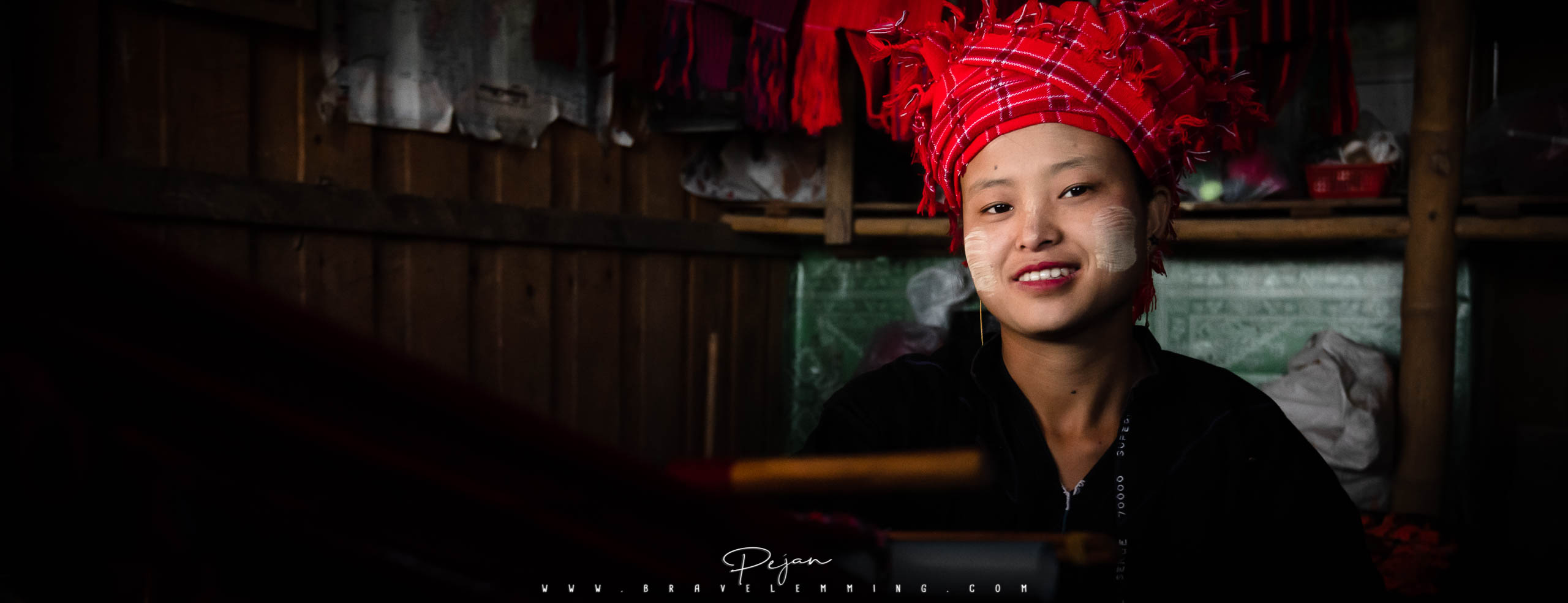 Jeune femme Pa-o, Etat Shan, Myanmar (Birmanie)